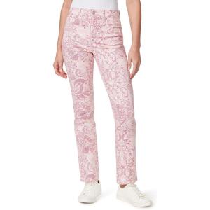 imageGloria Vanderbilt Womens Amanda Classic High Rise Tapered JeanRosy Pink Roman Scrolls