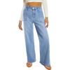 imageAstylish Womens High Waisted Straight Leg Jeans Trendy Stretchy Denim PantsAshleigh Blue