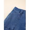 imageAstylish Womens High Waisted Straight Leg Jeans Trendy Stretchy Denim PantsBluing