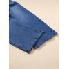 imageAstylish Womens High Waisted Straight Leg Jeans Trendy Stretchy Denim PantsBluing