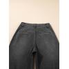imageAstylish Womens High Waisted Straight Leg Jeans Trendy Stretchy Denim PantsGray