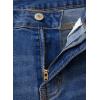 imageAstylish Womens High Waisted Wide Leg Jeans Stretchy Baggy Straight Leg Denim PantsLong Jeans Blue