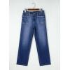imageAstylish Womens Wide Leg Jeans High Waisted Stretchy Buttoned Denim Pants Trendy 2025 with PocketDark Blue
