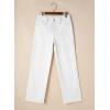 imageAstylish Womens Wide Leg Jeans High Waisted Stretchy Buttoned Denim Pants Trendy 2025 with PocketWhite