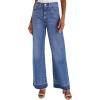 imageAstylish Womens High Waisted Wide Leg Jeans Stretchy Baggy Straight Leg Denim PantsLong Light Blue