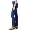 imageGloria Vanderbilt Womens Shape Effect Pull on High Rise Straight Leg Jean StandardAsheboro Whiskers