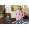 imageAstylish Womens Bow Tie Neck Long Sleeve Dressy Elegant Office Work Blouse Shirt TopsPink