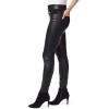 imageGloria Vanderbilt Womens Avery Slim Pull on PantBlack  Pu Leatherds