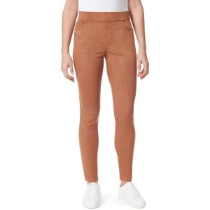 imageGloria Vanderbilt Womens Avery Slim Pull on PantMaple Tan  Faux Suede