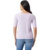 imageGloria Vanderbilt Womens Alanis Boat Neck Knit Tee Shirt with Elbow Sleeves StandardLilac Dream
