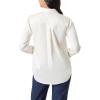 imageGloria Vanderbilt Womens Devyn Chest Pocket Button Down Long Sleeve Shirt StandardBleached Linen