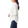 imageGloria Vanderbilt Womens Devyn Chest Pocket Button Down Long Sleeve Shirt StandardBleached Linen