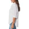 imageGloria Vanderbilt Womens Amanda Button Down Shirt with Rolltab Sleeves StandardWhite