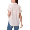 imageGloria Vanderbilt Womens Daisy Short Sleeve HighLow Button Down Shirt StandardRosy Pink