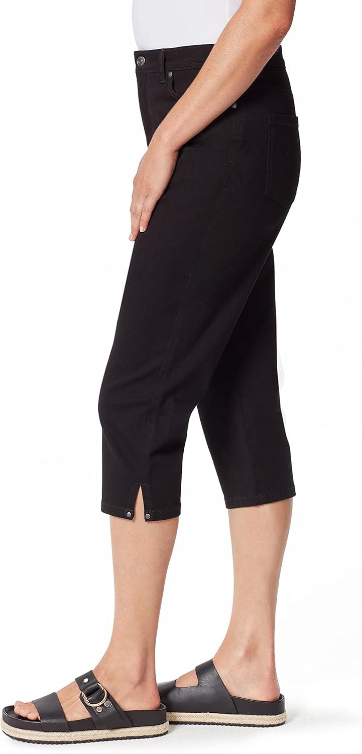 imageGloria Vanderbilt Womens Amanda Capri Jean RegularBlack