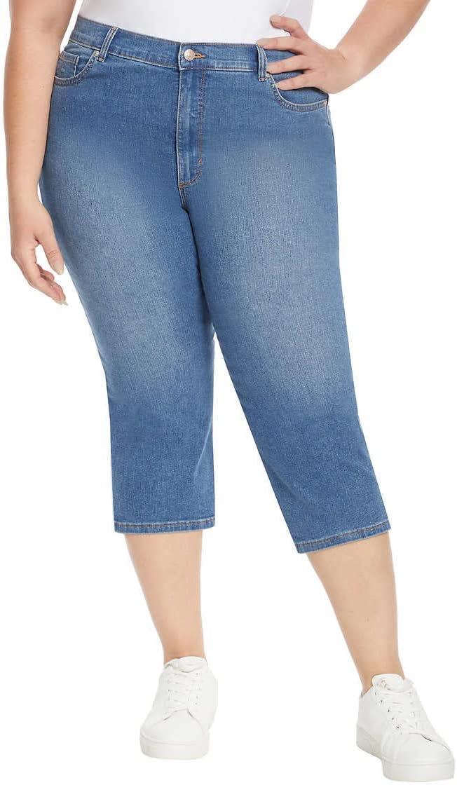 imageGloria Vanderbilt Womens Amanda Capri Jean RegularBlue Wash