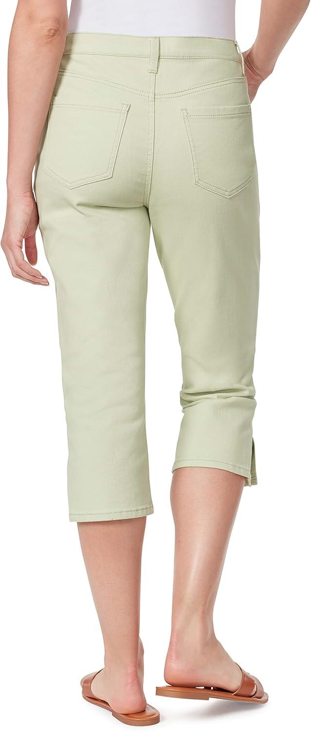imageGloria Vanderbilt Womens Amanda Capri Jean RegularMatcha Latte