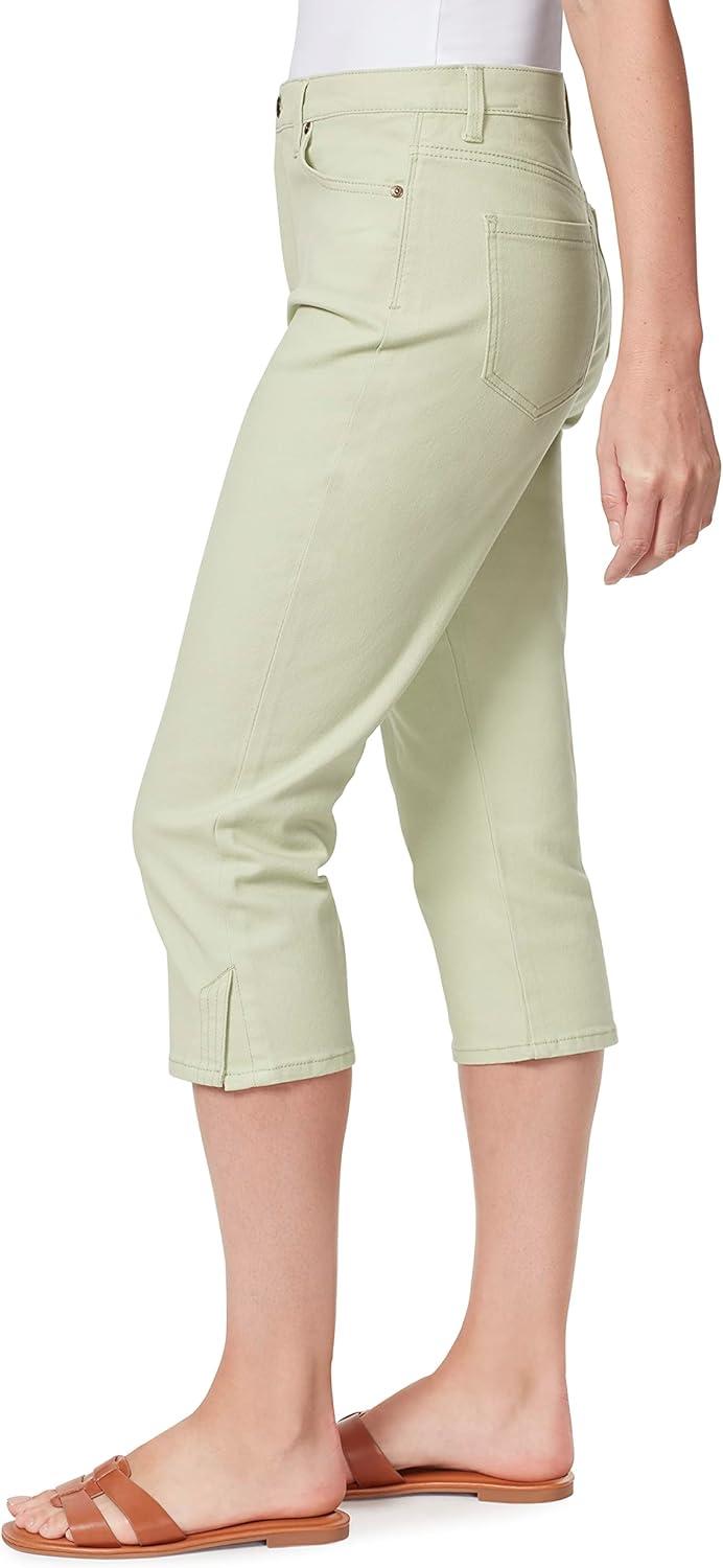 imageGloria Vanderbilt Womens Amanda Capri Jean RegularMatcha Latte