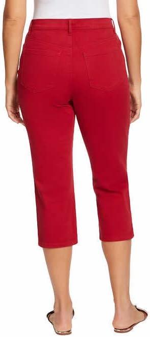 imageGloria Vanderbilt Womens Amanda Capri Jean RegularRed