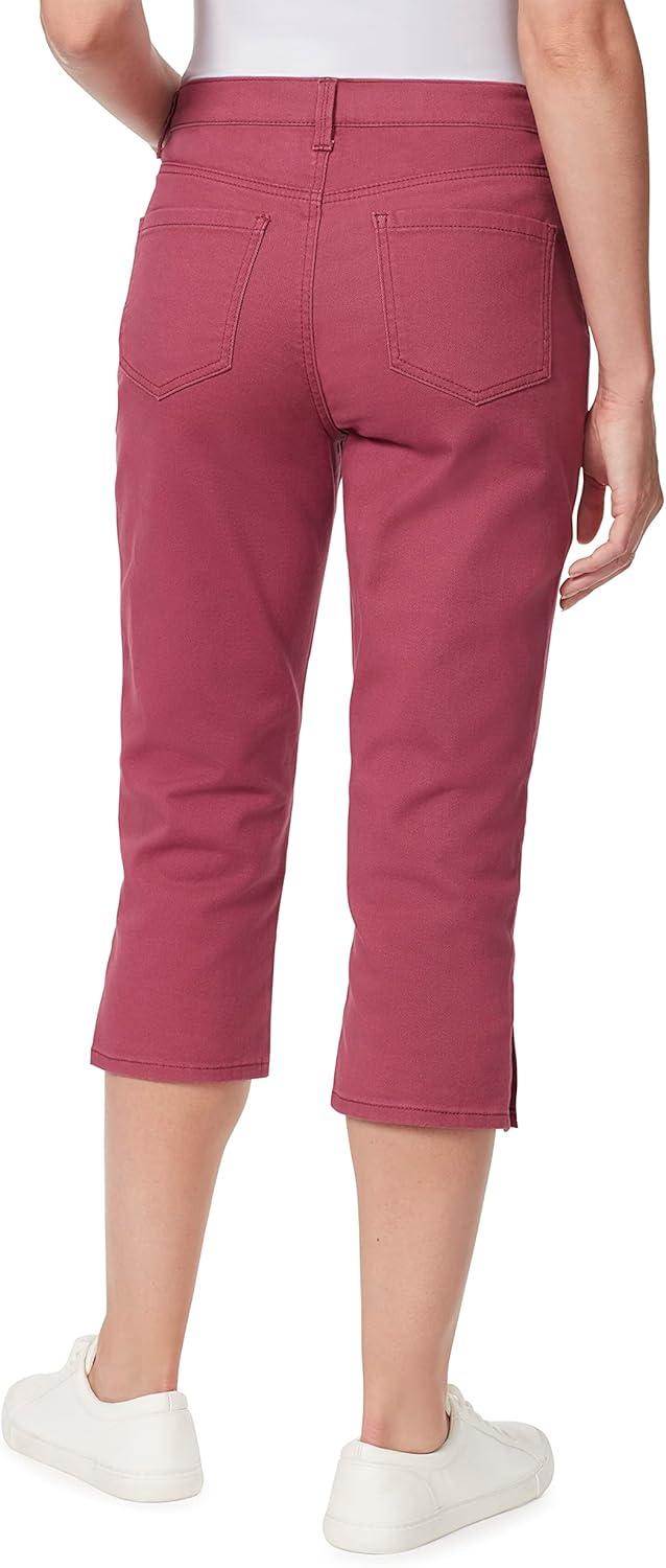 imageGloria Vanderbilt Womens Amanda Capri Jean RegularRubarb Jam