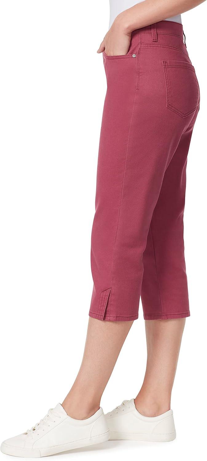 imageGloria Vanderbilt Womens Amanda Capri Jean RegularRubarb Jam