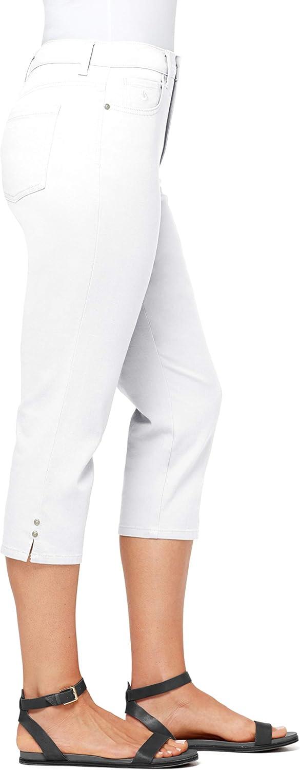 imageGloria Vanderbilt Womens Amanda Capri Jean RegularVintage Whiteds