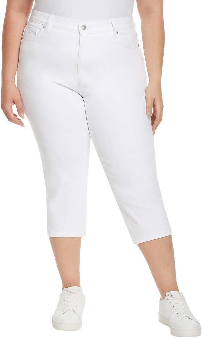 imageGloria Vanderbilt Womens Amanda Capri Jean RegularWhite