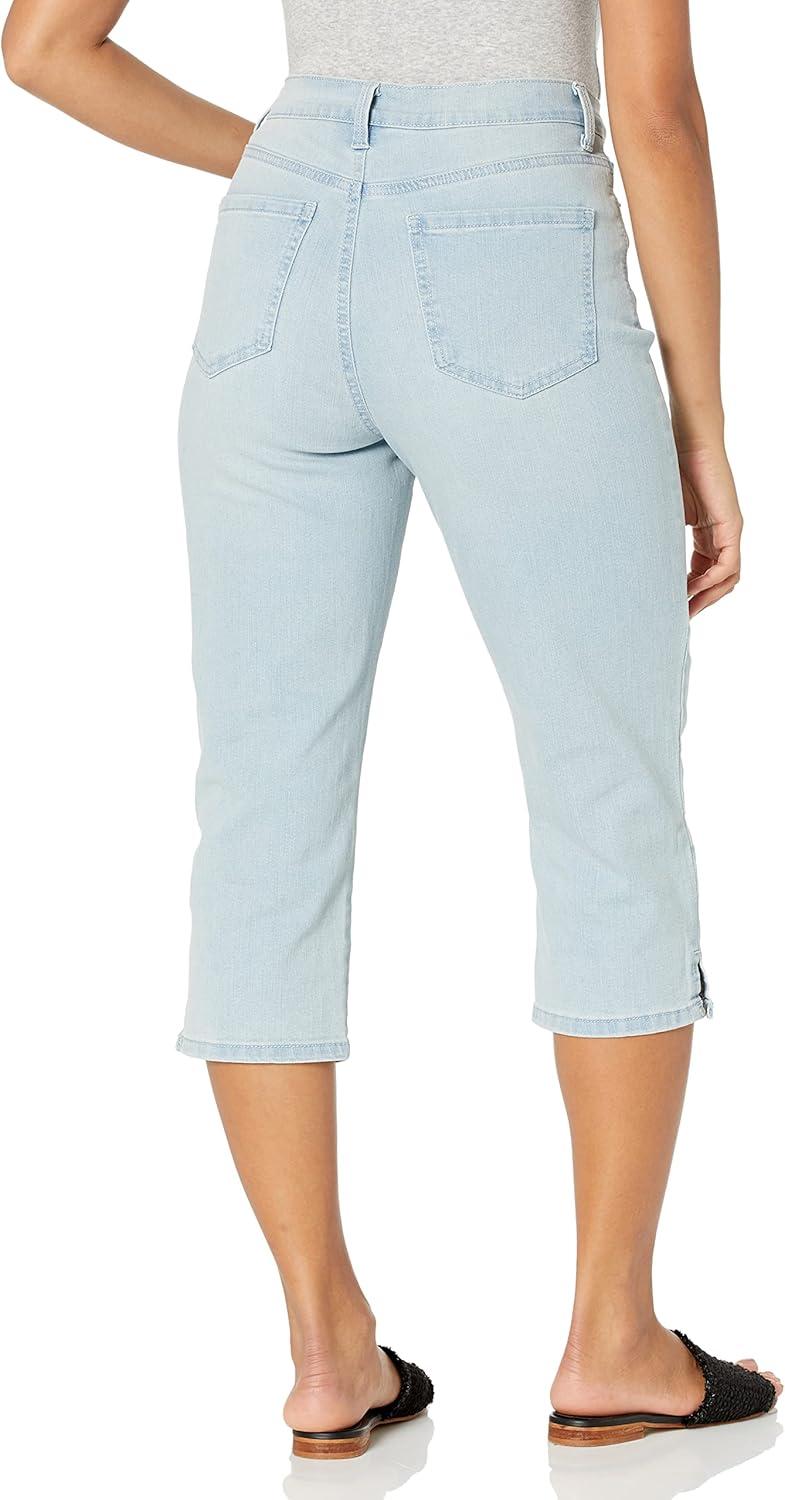 imageGloria Vanderbilt Womens Amanda Capri Jean RegularZanzibar  Rivetsds