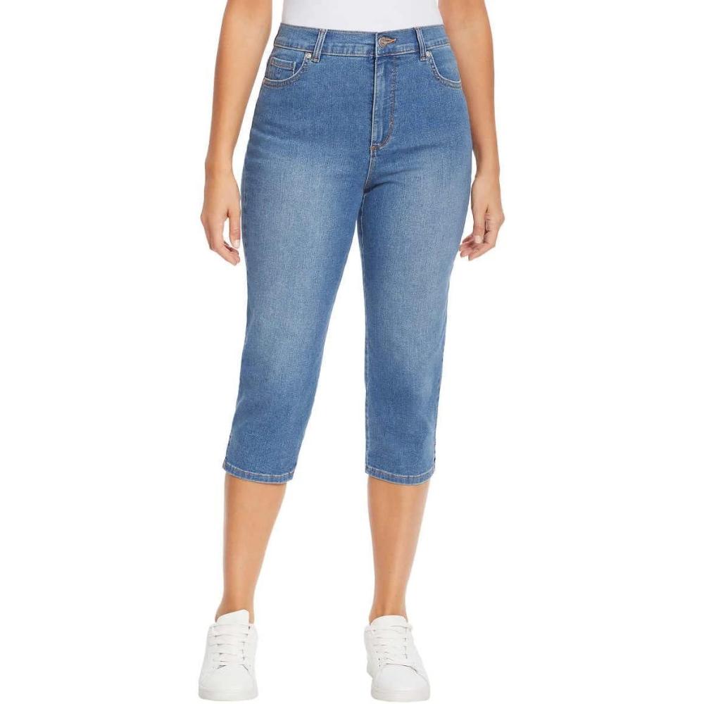 imageGloria Vanderbilt Womens Amanda Capri Jean RegularBlue Wash