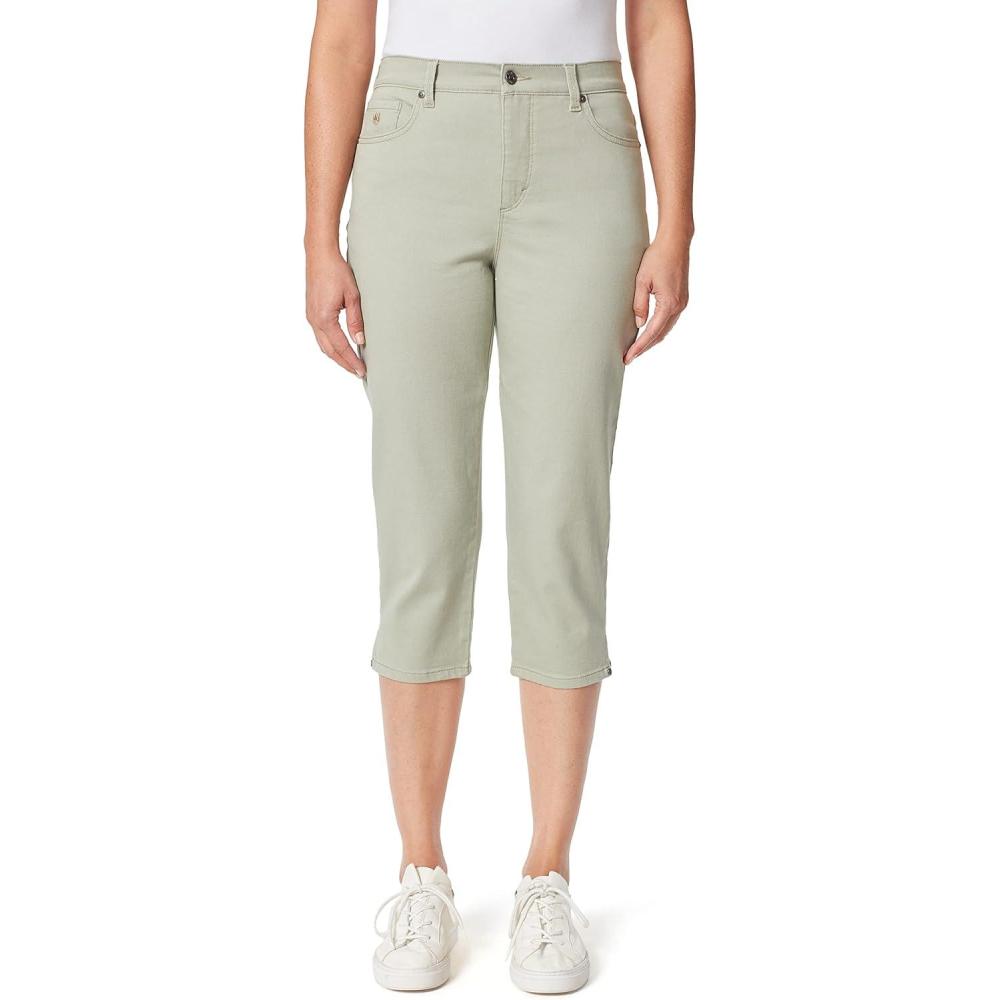 imageGloria Vanderbilt Womens Amanda Capri Jean RegularFrosted Glassds