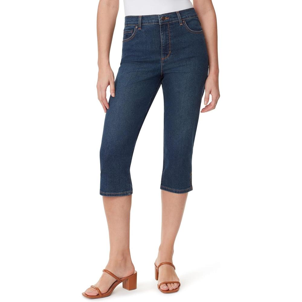 imageGloria Vanderbilt Womens Amanda Capri Jean RegularHaswellds