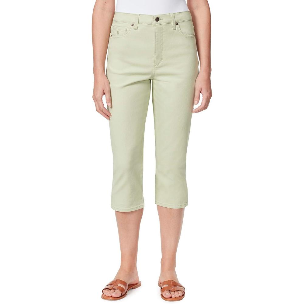 imageGloria Vanderbilt Womens Amanda Capri Jean RegularMatcha Latte