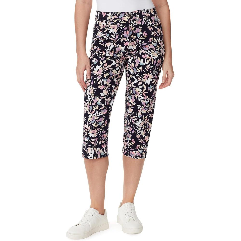 imageGloria Vanderbilt Womens Amanda Capri Jean RegularMidnight Affair Bahia Florads