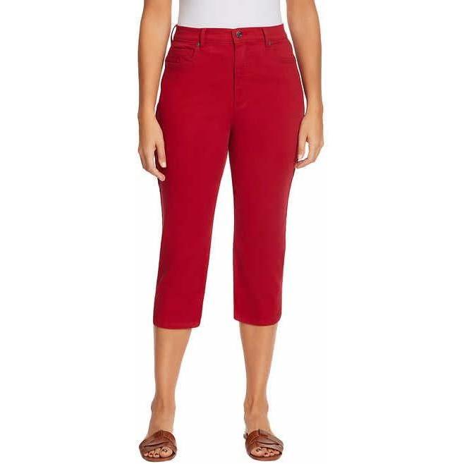 imageGloria Vanderbilt Womens Amanda Capri Jean RegularRed