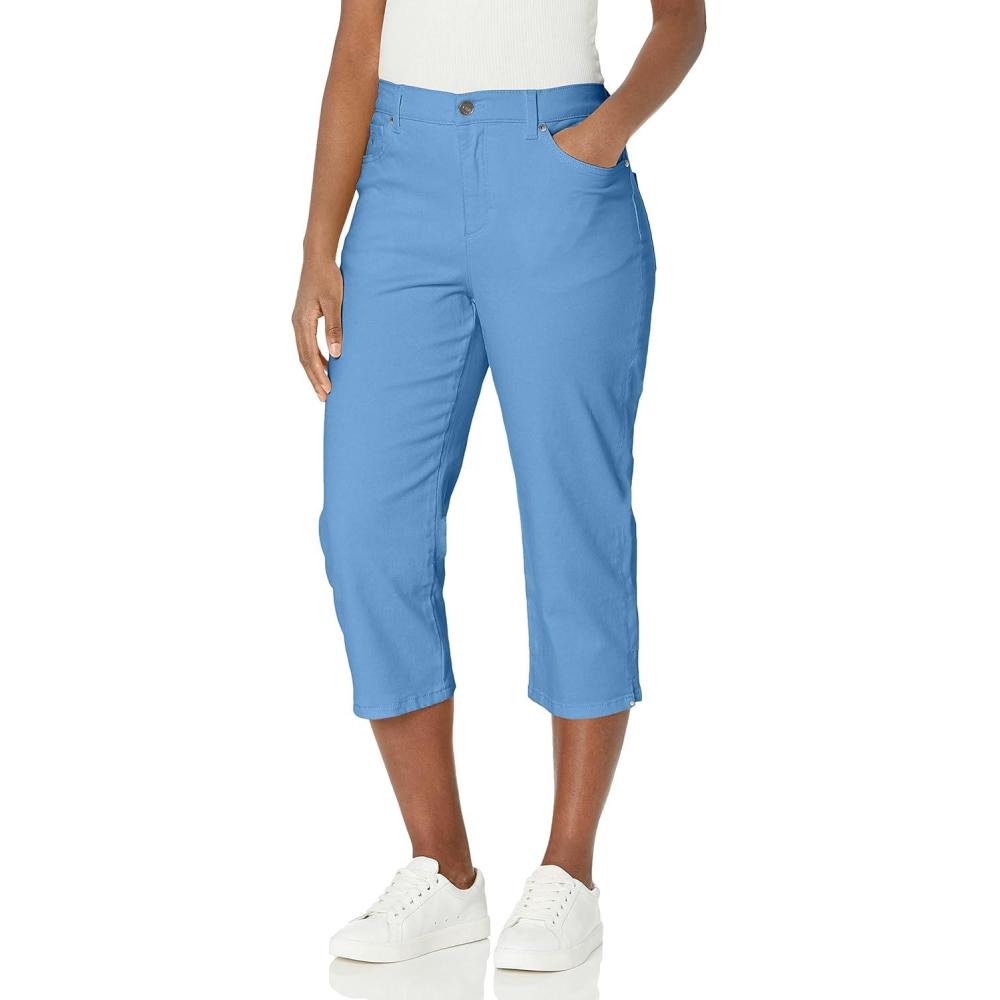 imageGloria Vanderbilt Womens Amanda Capri Jean RegularWedgewoodds
