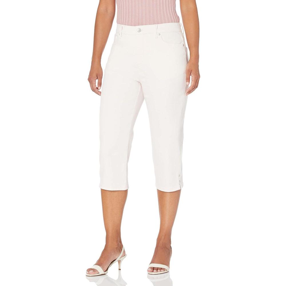 imageGloria Vanderbilt Womens Amanda Capri Jean RegularWispy Pinkds