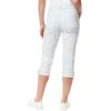 imageGloria Vanderbilt Womens Amanda Capri Jean RegularBlue Breezerefined Plaidds