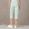 imageGloria Vanderbilt Womens Amanda Capri Jean RegularJade Breeze  Rivets
