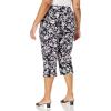 imageGloria Vanderbilt Womens Amanda Capri Jean RegularMidnight Affair Bahia Florads