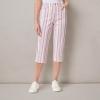 imageGloria Vanderbilt Womens Amanda Capri Jean RegularRibbon Pink  Screen Stripeds