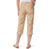 imageGloria Vanderbilt Womens Amanda Capri Jean RegularSandhill Tropical Dance  Rivetsds