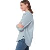 imageGloria Vanderbilt Womens Amanda Oversized Button Down Shirt with Rolltab SleevesCaspian Stripe