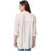 imageGloria Vanderbilt Womens Amanda Oversized Button Down Shirt with Rolltab SleevesMacadamia Woodland Gingham