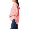 imageGloria Vanderbilt Womens Amanda Oversized Button Down Shirt with Rolltab SleevesMarjan Rose