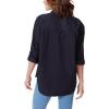 imageGloria Vanderbilt Womens Amanda Oversized Button Down Shirt with Rolltab SleevesMidnight Affair