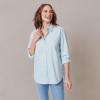 imageGloria Vanderbilt Womens Amanda Oversized Button Down Shirt with Rolltab SleevesPale Sky
