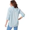 imageGloria Vanderbilt Womens Amanda Oversized Button Down Shirt with Rolltab SleevesPale Sky