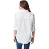 imageGloria Vanderbilt Womens Amanda Oversized Button Down Shirt with Rolltab SleevesVintage White
