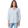 Pale Sky Woodland Gingham