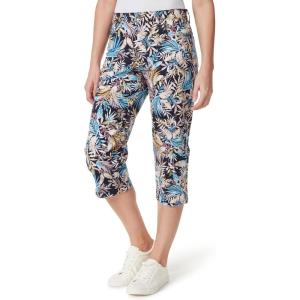 imageGloria Vanderbilt Womens Amanda Capri Jean RegularMidnight Affair Tropical Dance  Rivets